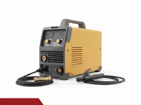 Electric welding machine with cables available for rent in Saudi Arabia