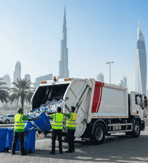 Scrap metal and industrial waste collection yard